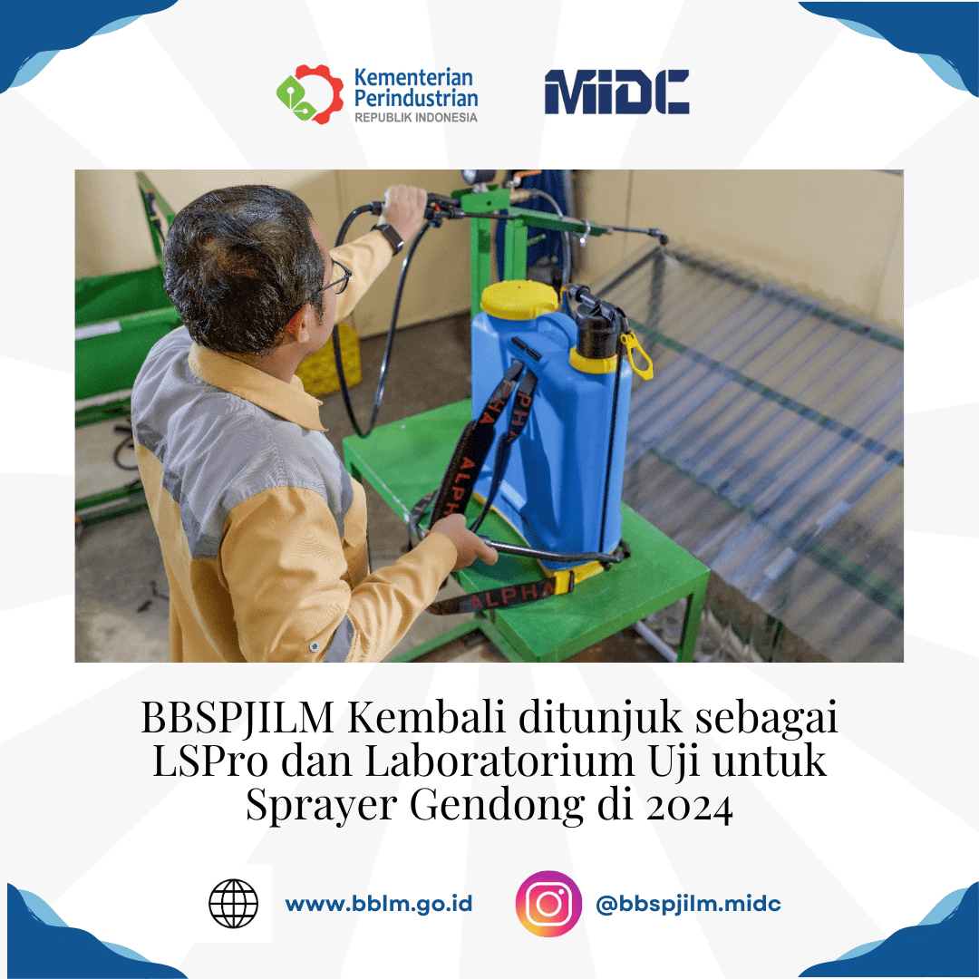 LSPro dan Lab Uji Sprayer Gendong