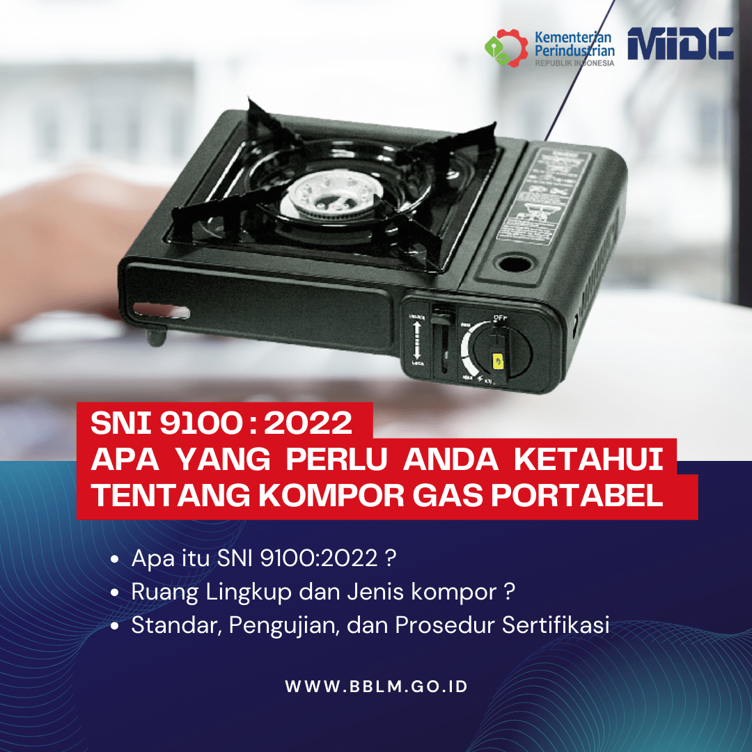 SNI 9100 2022 Kompor Gas Portabel