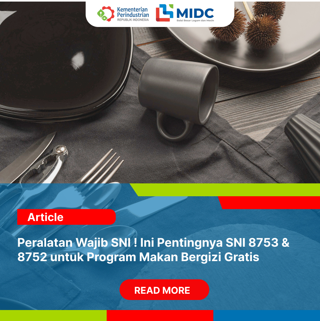 Sertifikasi SNI Peralatan Masak Cookware dan Flatware